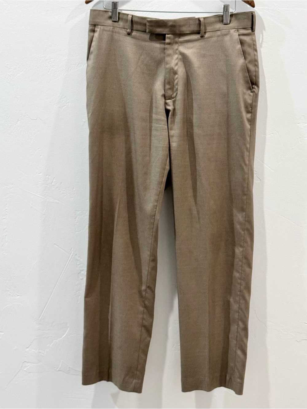 Perry Ellis Portfolio Modern Fit Taupe Brown Dress Pants Mens 32x32 - Picture 2 of 12